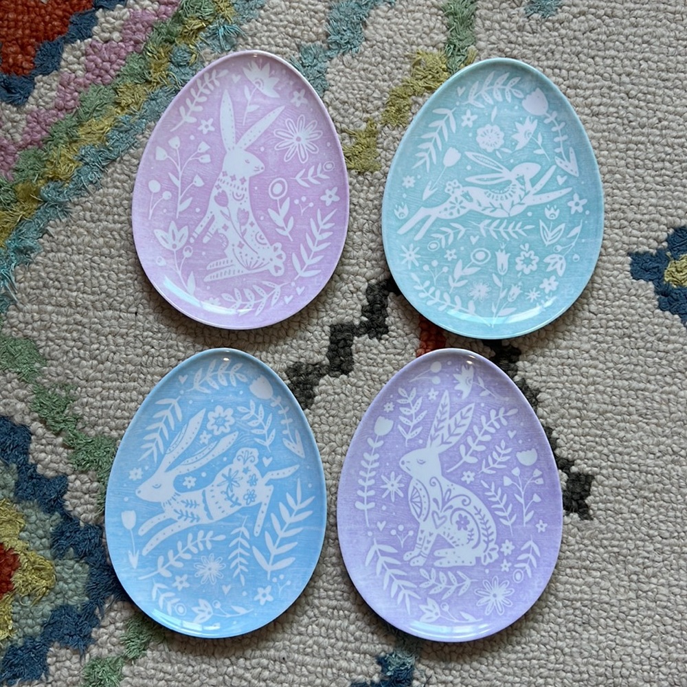 ***SOLD***One Hundred 80 Degrees Easter Plates